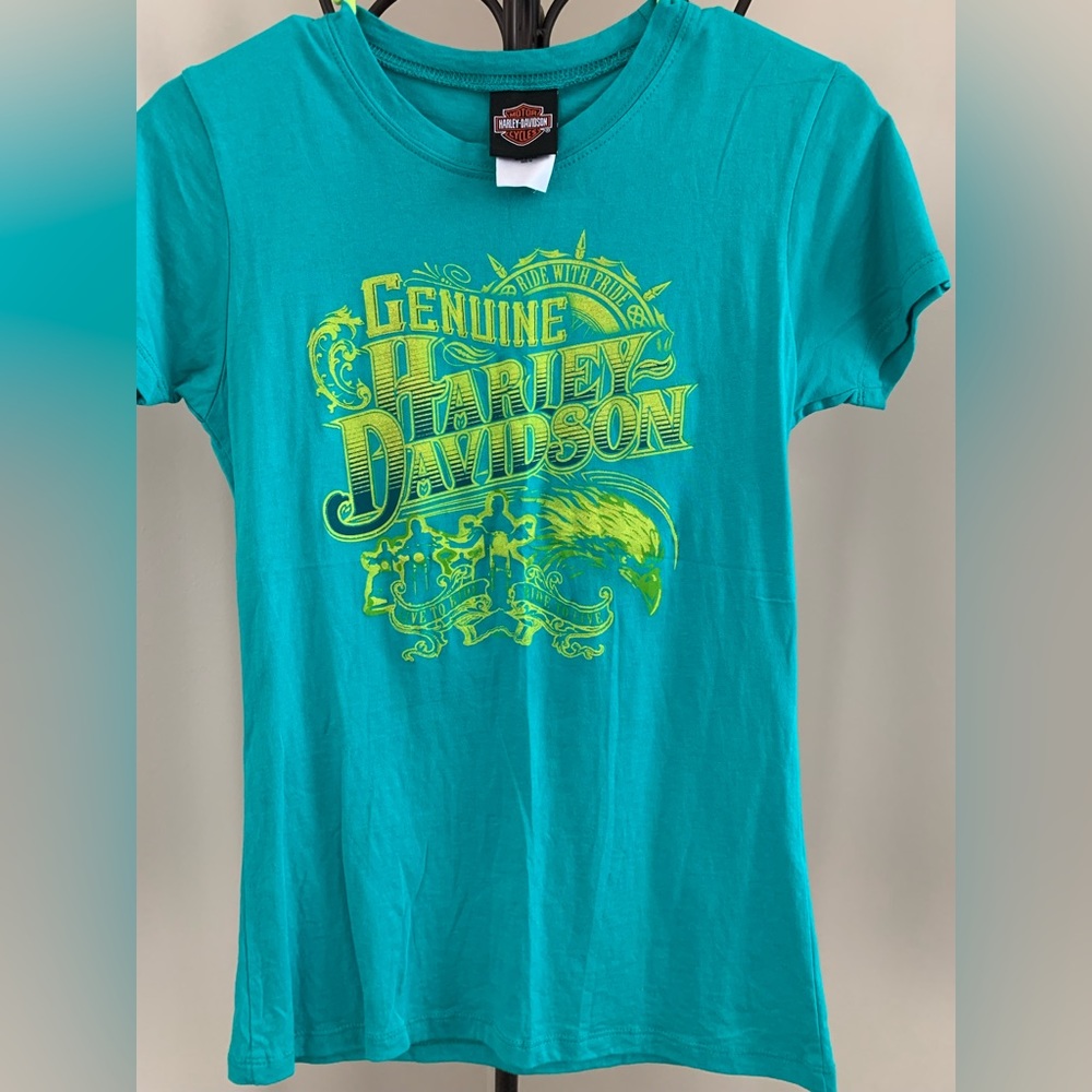 Harley Davidson T-shirt - Beautifully Blue